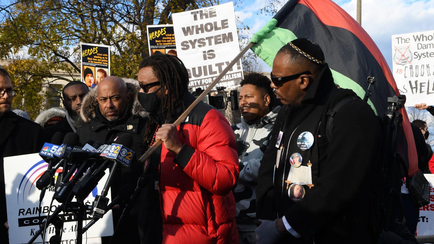 IN PHOTOS: Protesters march in Downtown Kenosha on Sunday
